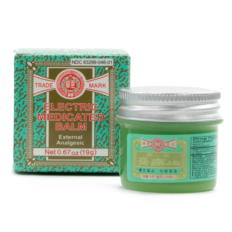 Electric Medicated Balm External Analgesic (S)(0.67 Oz)Blue Poppy