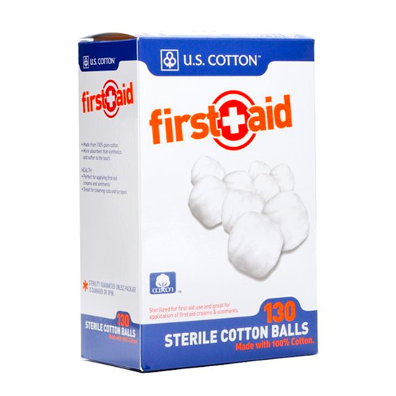 Sterile Cotton balls, 130/box