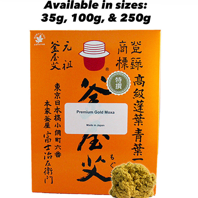 Premium Gold Moxa (35g, 100g, 250g)
