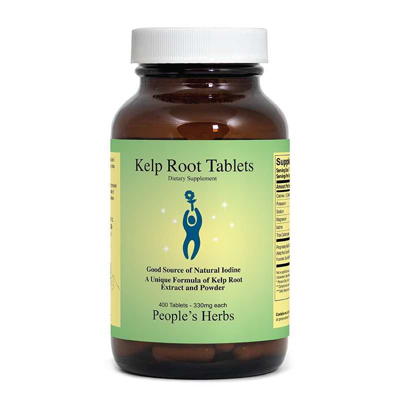 Kelp Root Tablets (400 tablets)Blue Poppy Enterprises