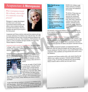MENOPAUSE PATIENT EDUCATIONAL CARD