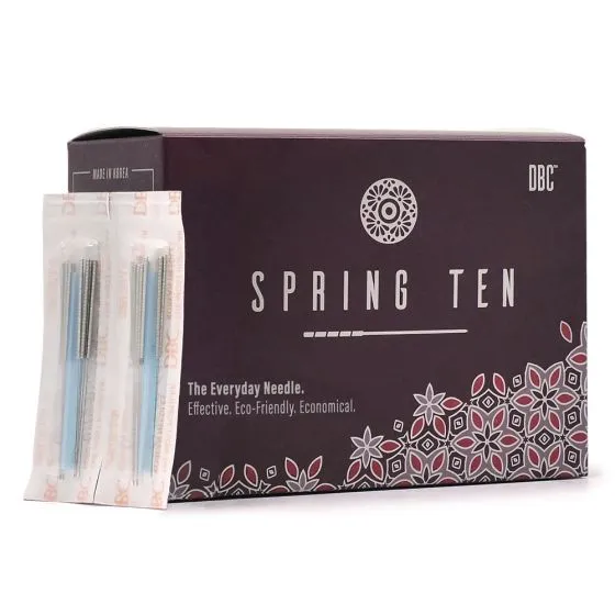 DBC SPRING TEN ACUPUNCTURE NEEDLES (1000/BOX, 10 NEEDLES/TUBE)