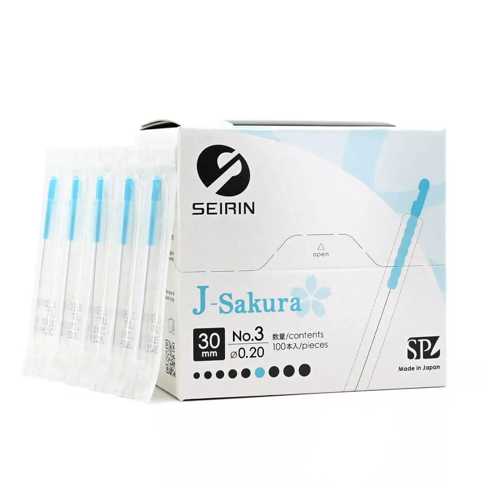SEIRIN J-TYPE ACUPUNCTURE NEEDLES